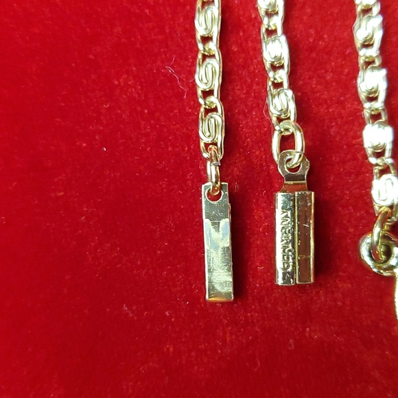 Vintage AB Rhinestone Lavalier Necklace - 1950s - Picture 9 of 9